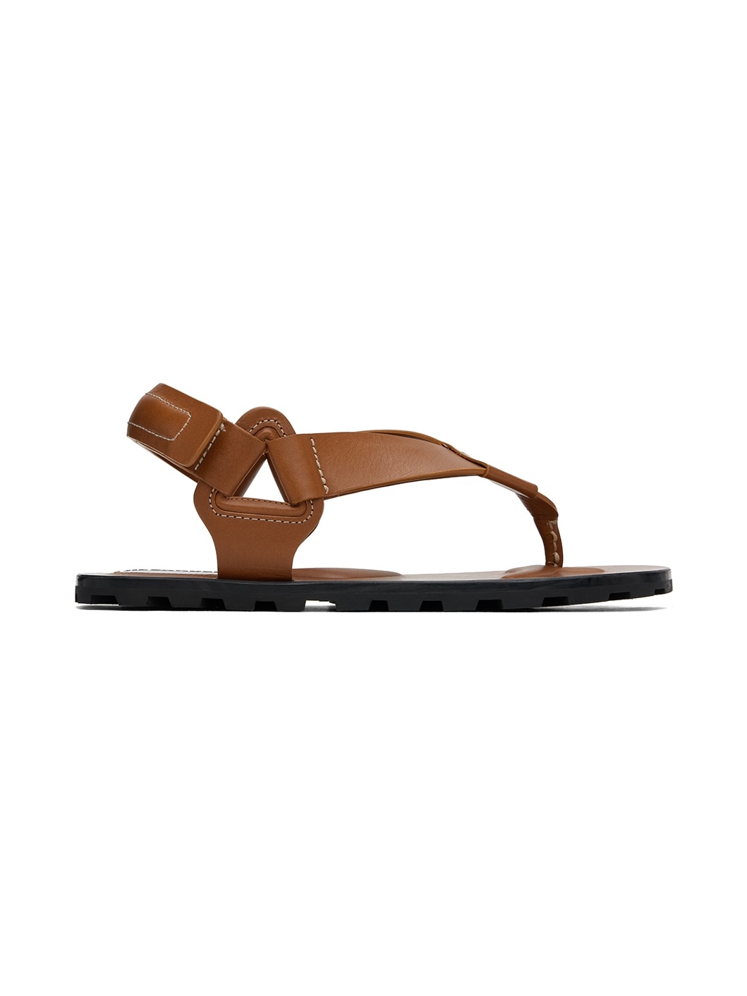 Brown Strap Sandals - 1