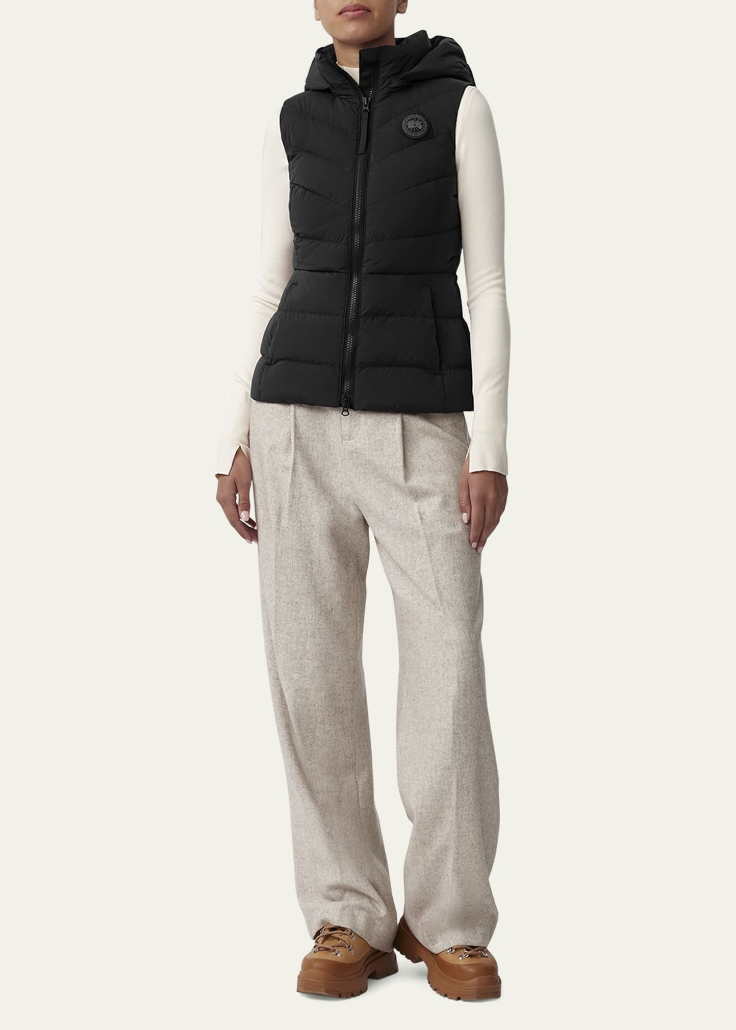 Clair Hooded Puffer Vest - 2