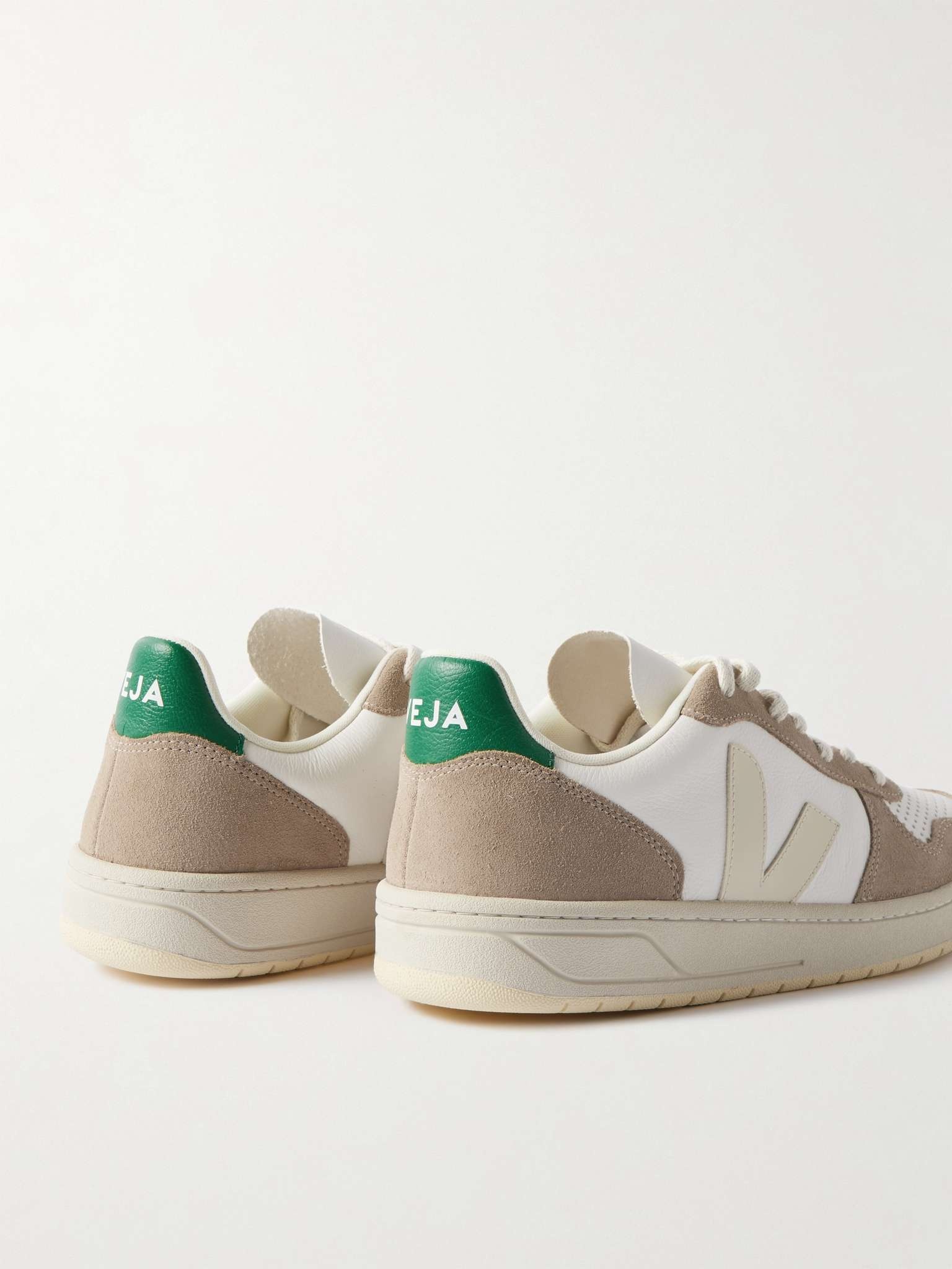 V-10 Suede and Leather Sneakers - 5