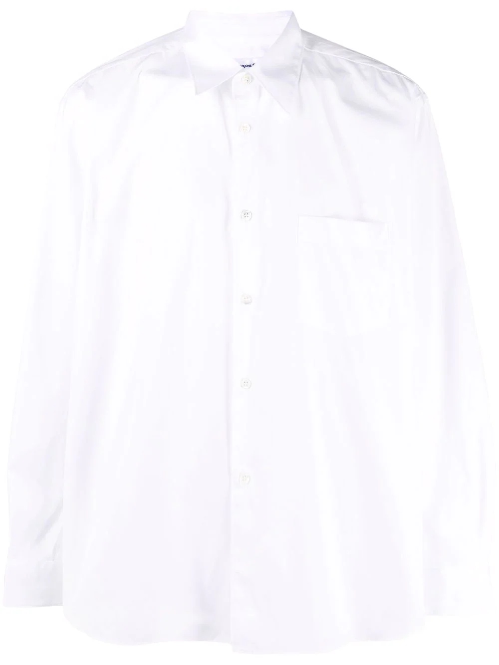 plain button-down shirt - 1