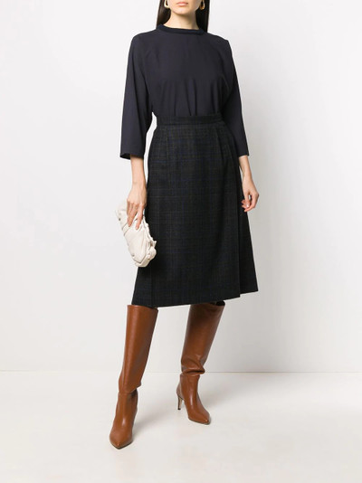 Stephan Schneider high-waist check knee-length skirt outlook