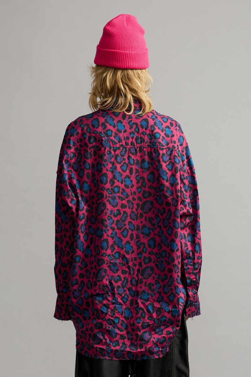 SHREDDED SEAM RUFFLE SHIRT 4