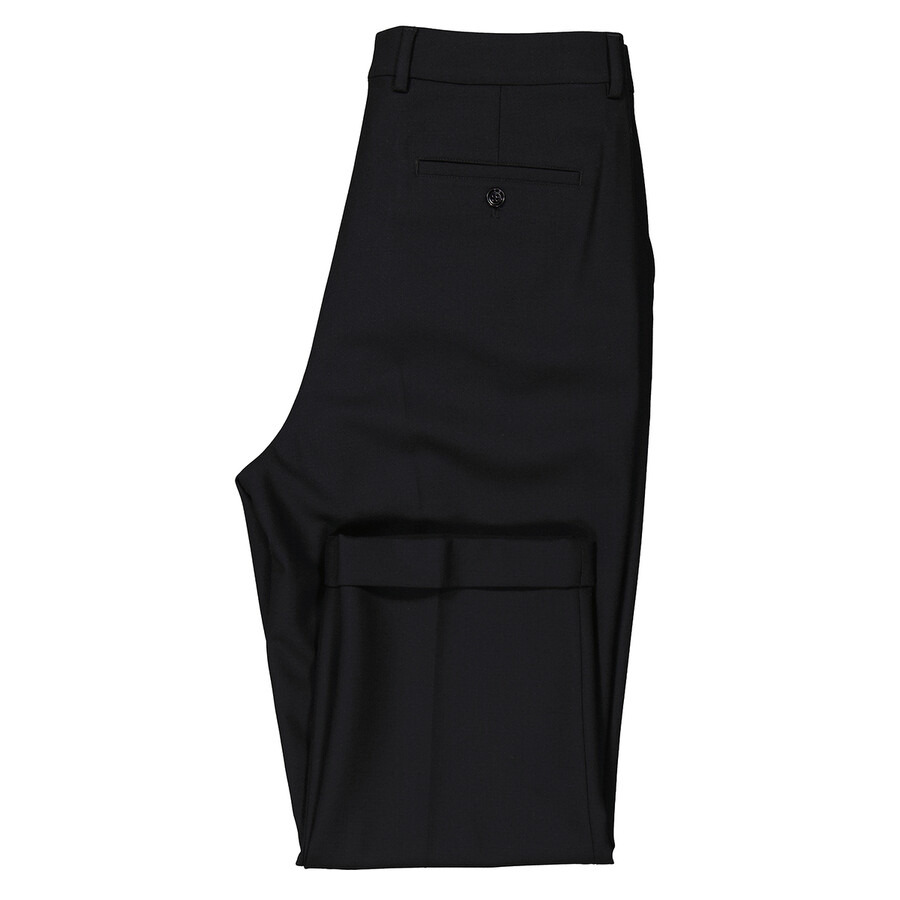 Ami Paris Men's Noir Carott Fit Trousers - 3