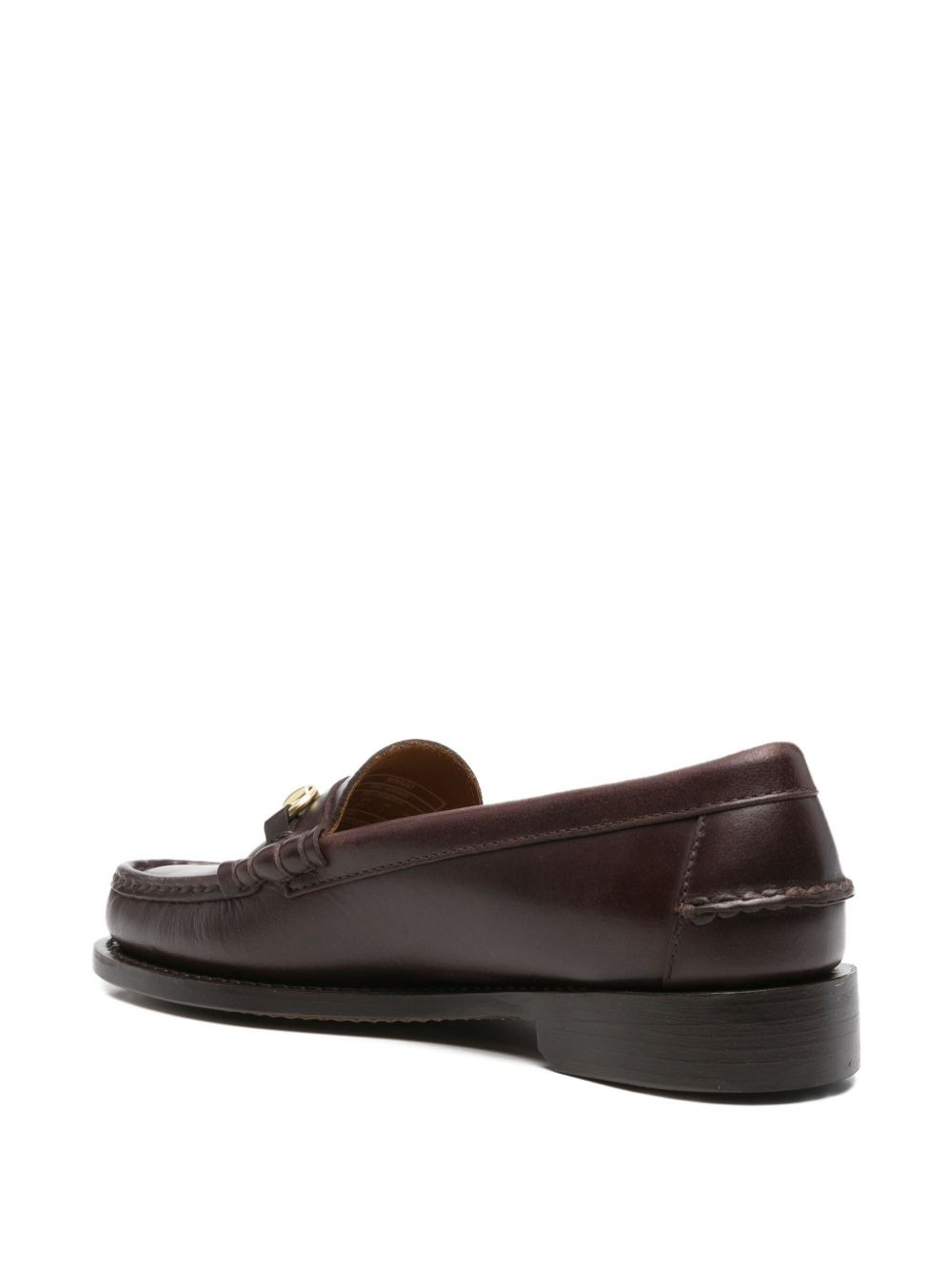 horsebit leather loafers - 3