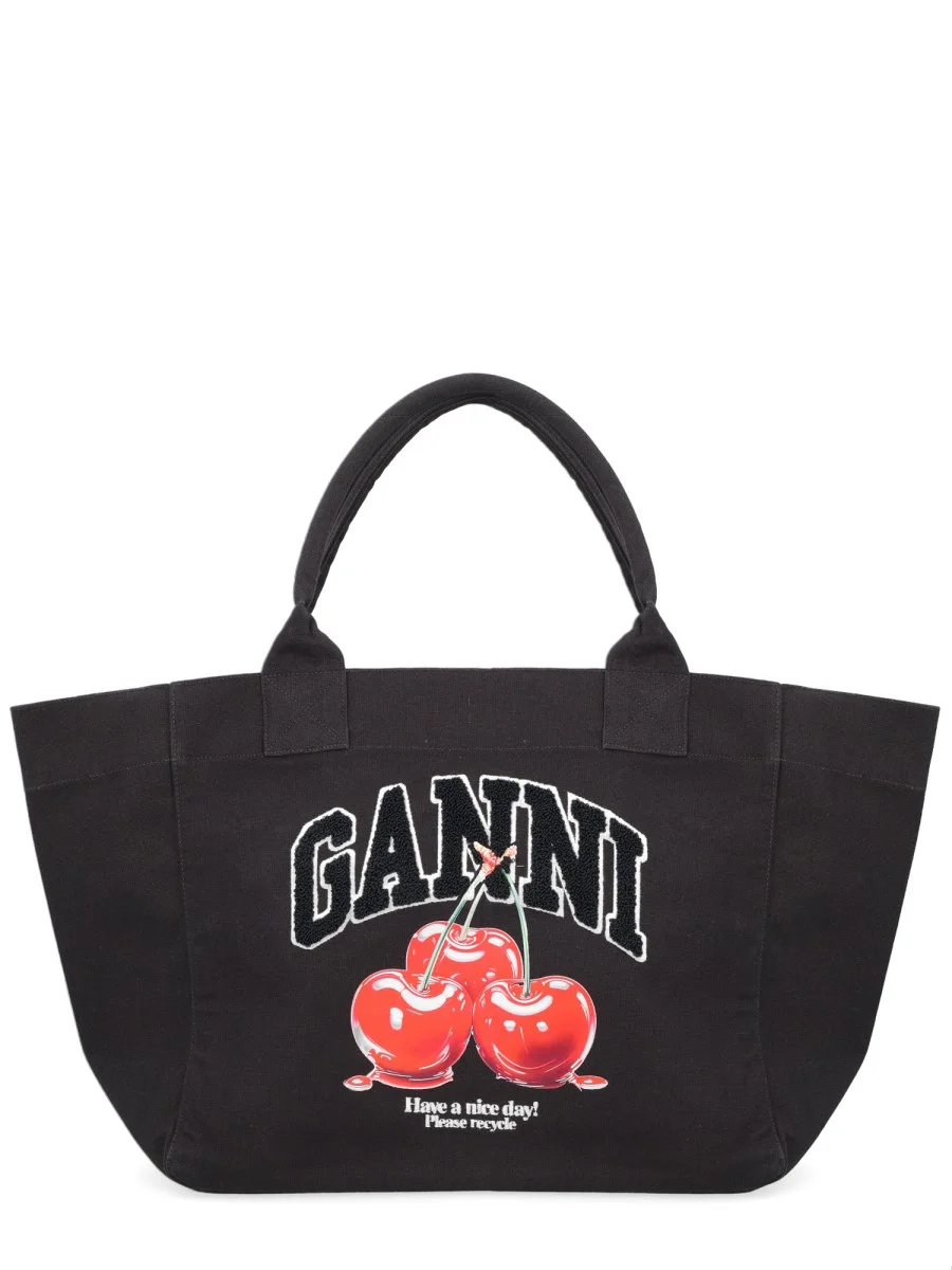 COTTON CHERRY TOTE BAG - 1