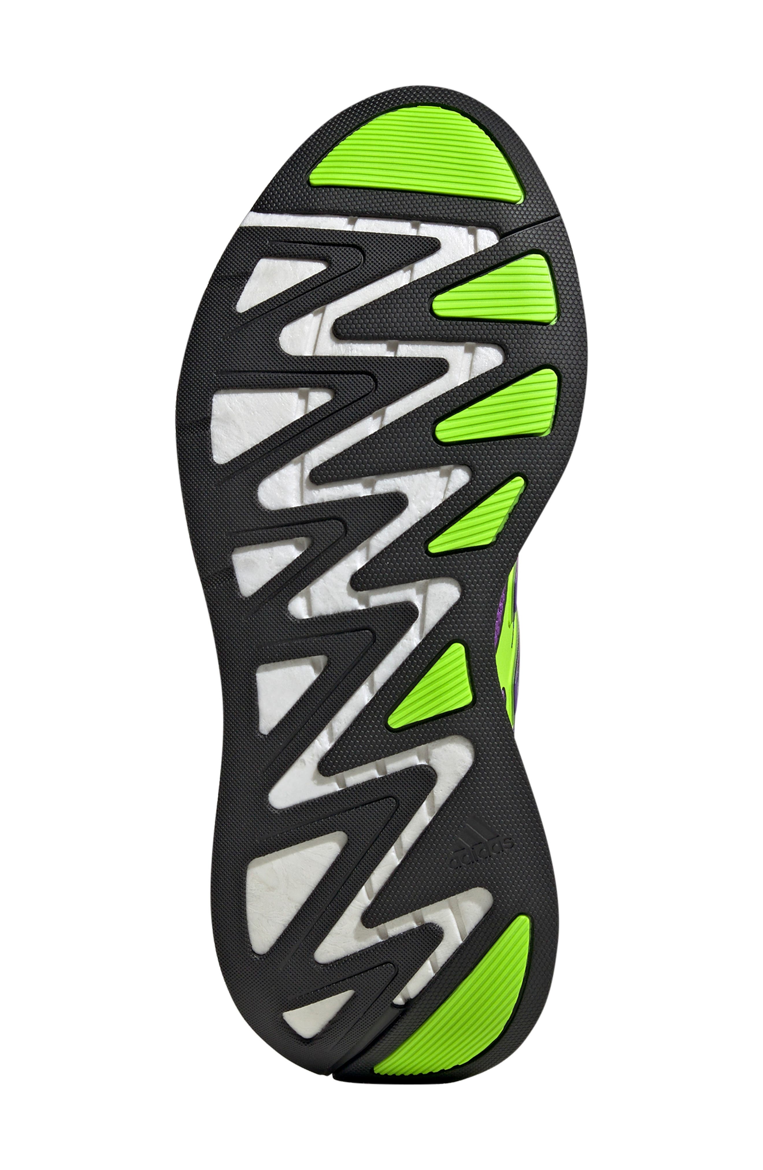 adidas Adizero Aruku Sneaker in Purple/Solar Green/Silver at Nordstrom - 5