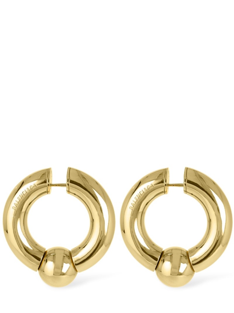 Mega brass earrings - 1