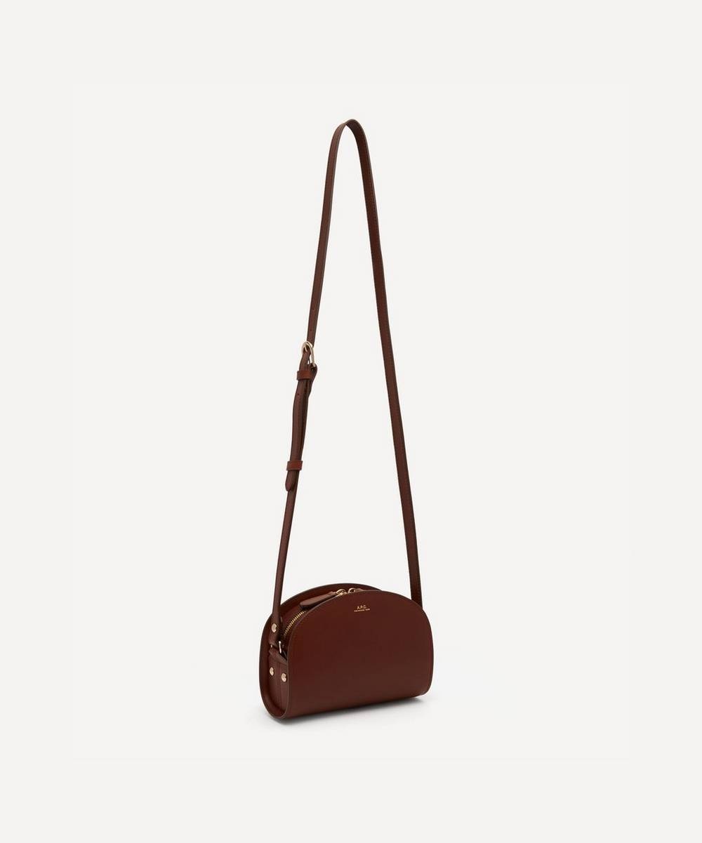 Mini Leather Demi-Lune Bag - 3