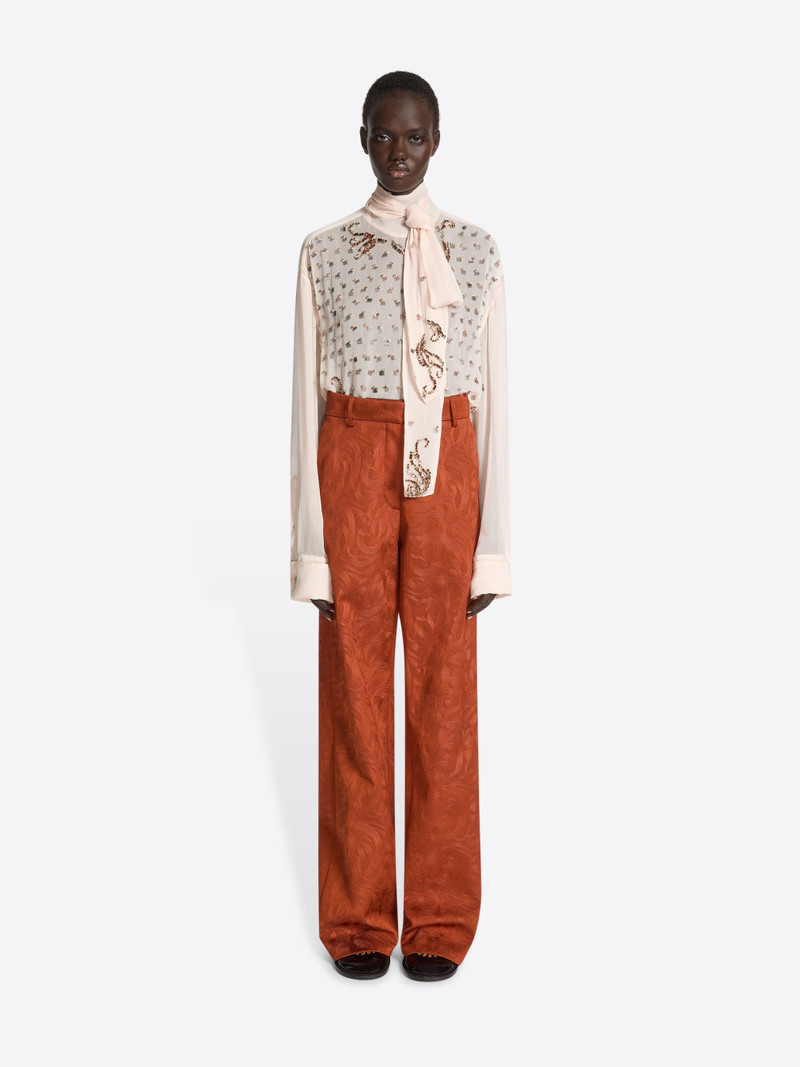Dries Van Noten SLOUCHY JACQUARD PANTS outlook