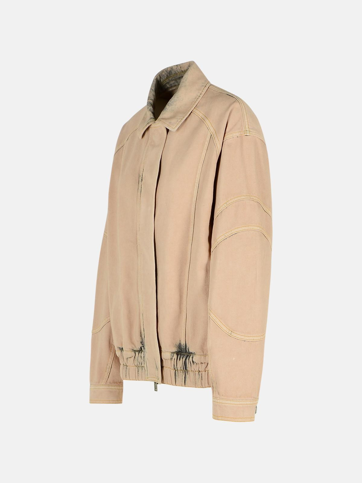 'NANCY' PINK COTTON BOMBER JACKET - 2