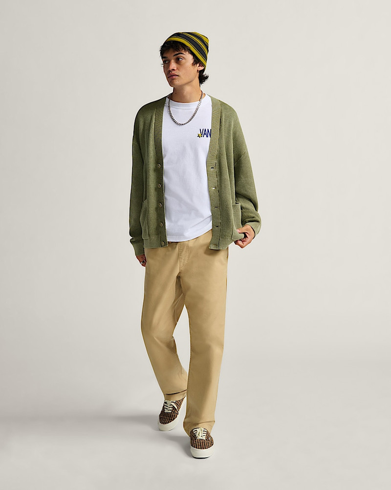 Bayview Acid Wash Cardigan Sweater 4