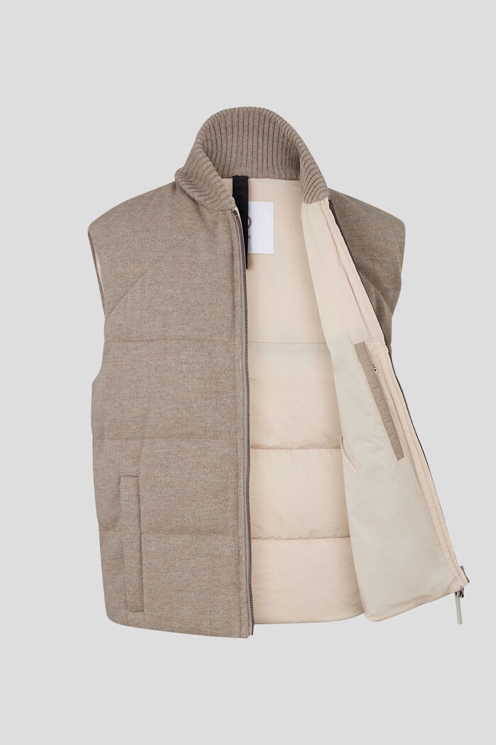 Noel Down waistcoat in Beige - 7