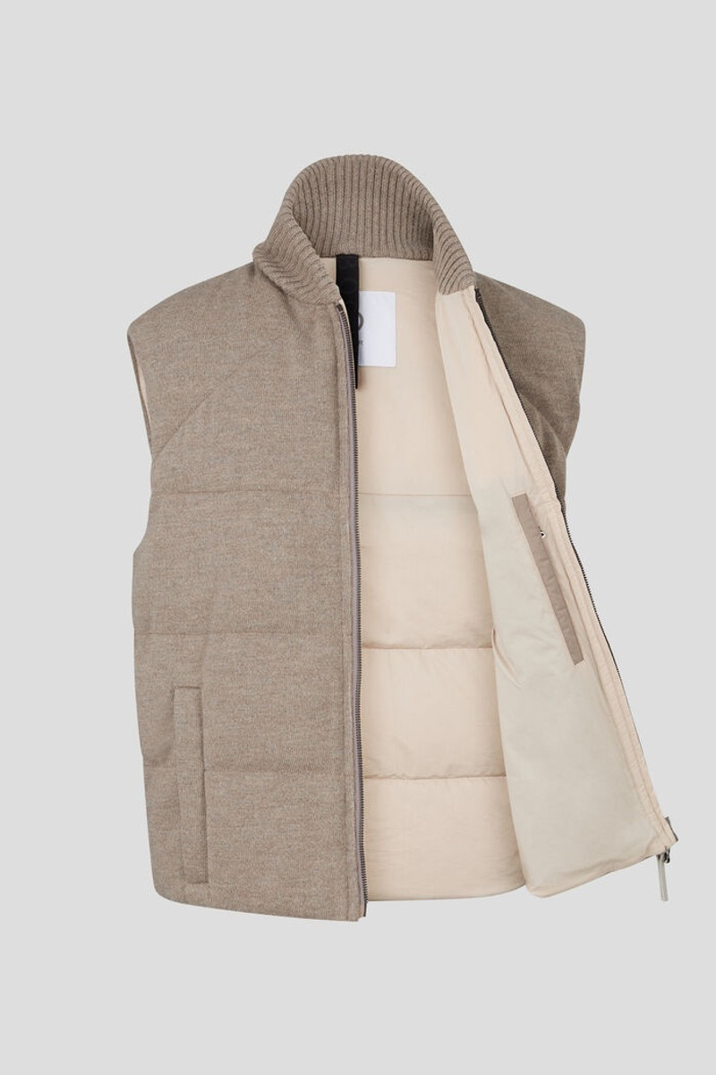 Noel Down waistcoat in Beige 7