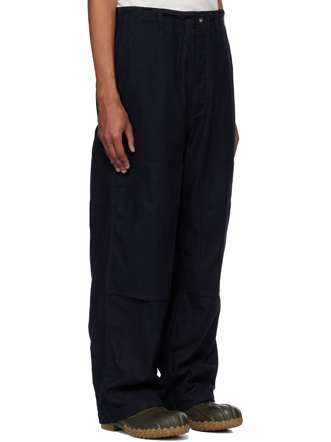 Navy Painter Trousers - 2