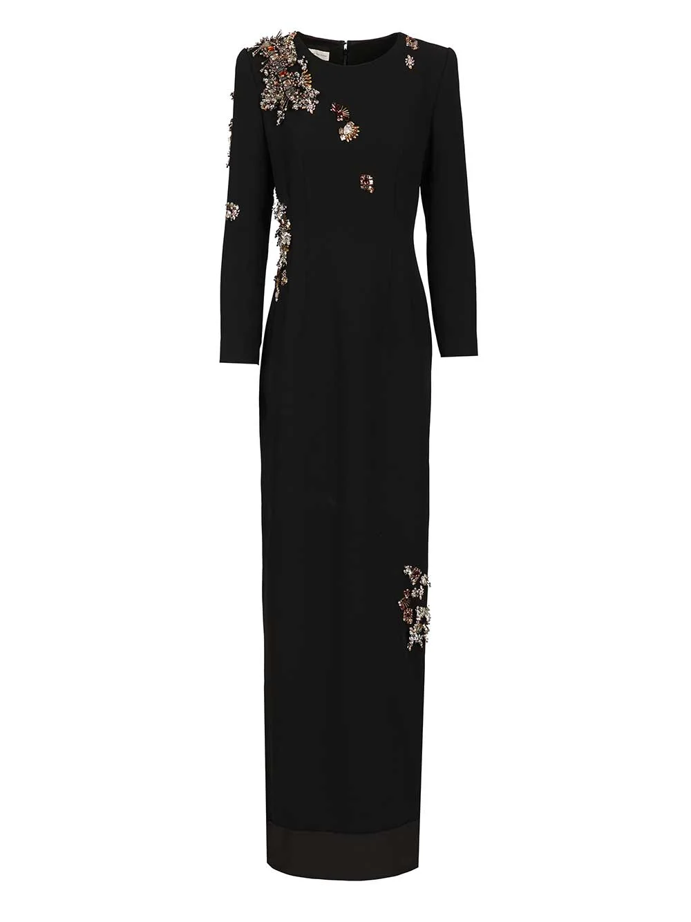 Dalista Embroidered Dress Dresses Black - 1