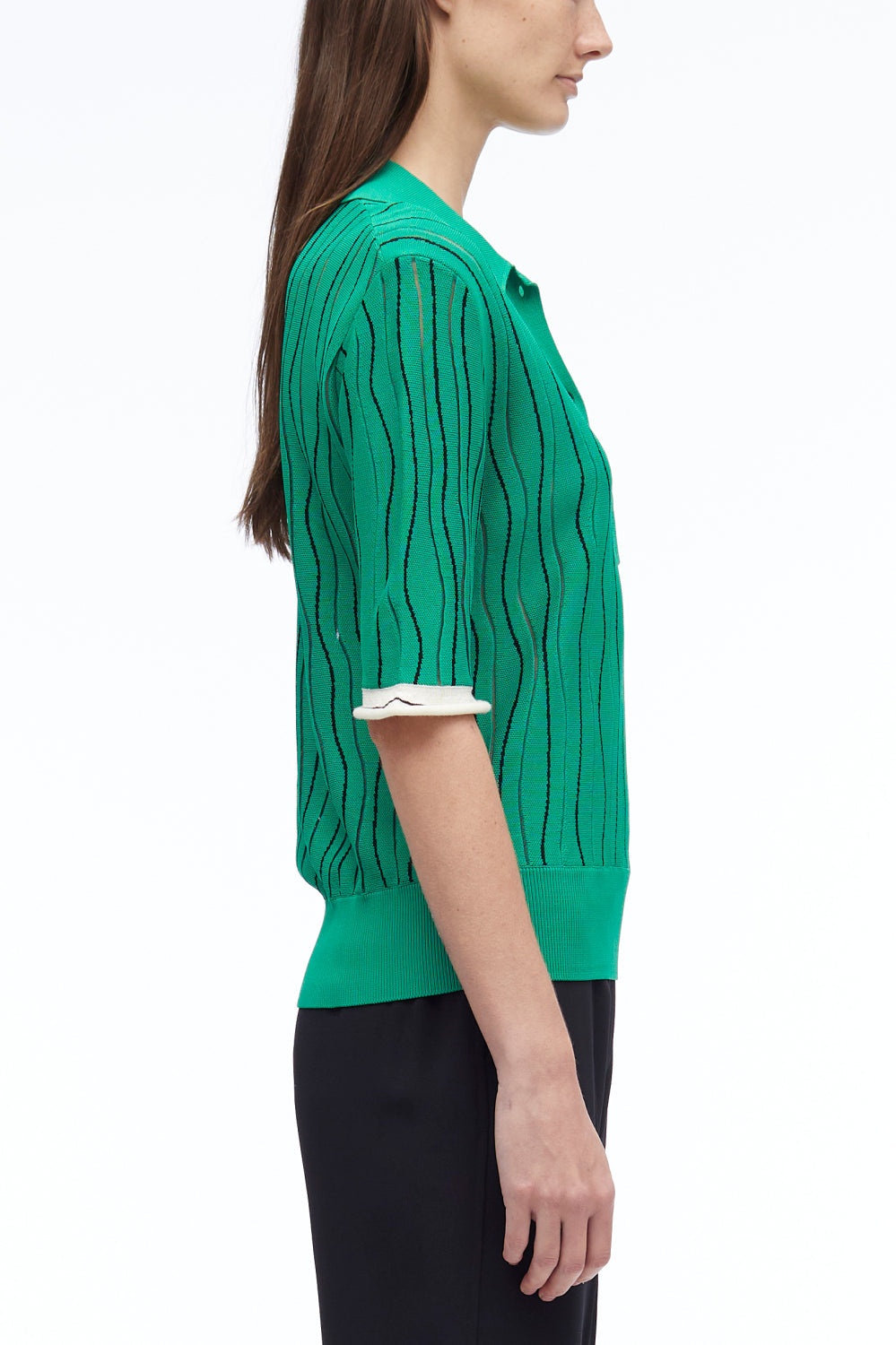 Art Nouveau Jacquard Polo Shirt - 3