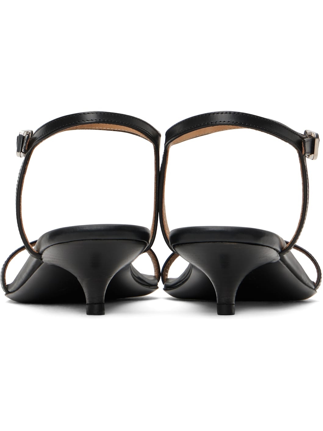Black Fiuto Heeled Sandals - 2