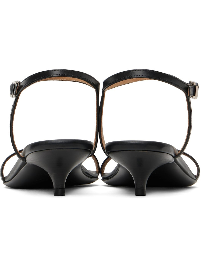 Black Fiuto Heeled Sandals 2