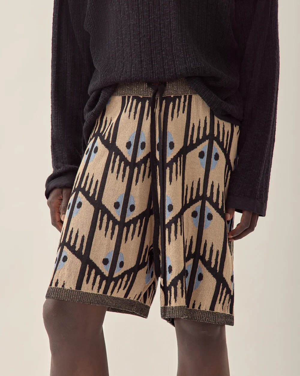 Geometric Jacquard Short - 1