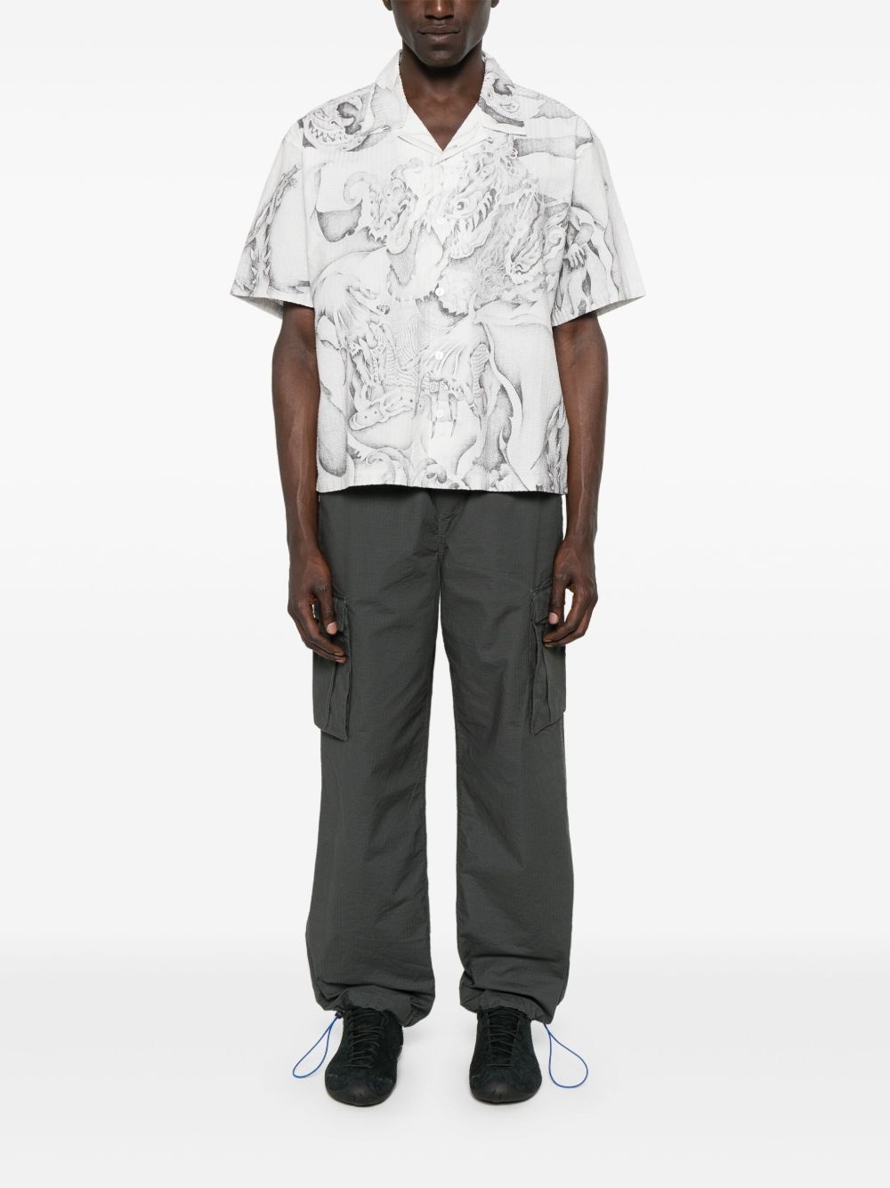 cotton ripstop trousers - 2