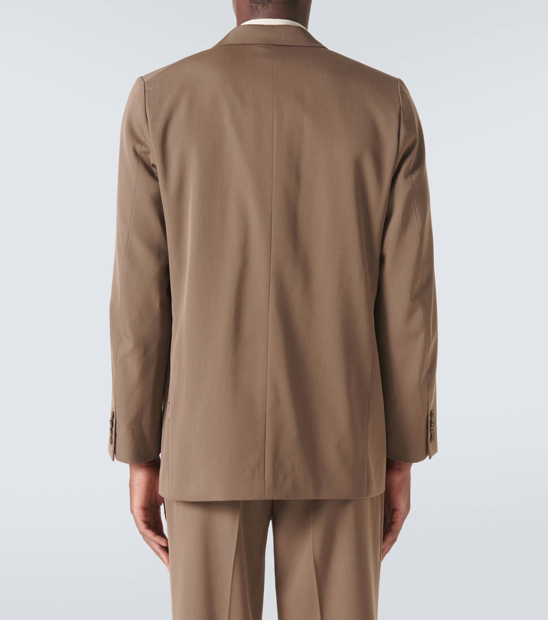 Wool gabardine blazer - 4