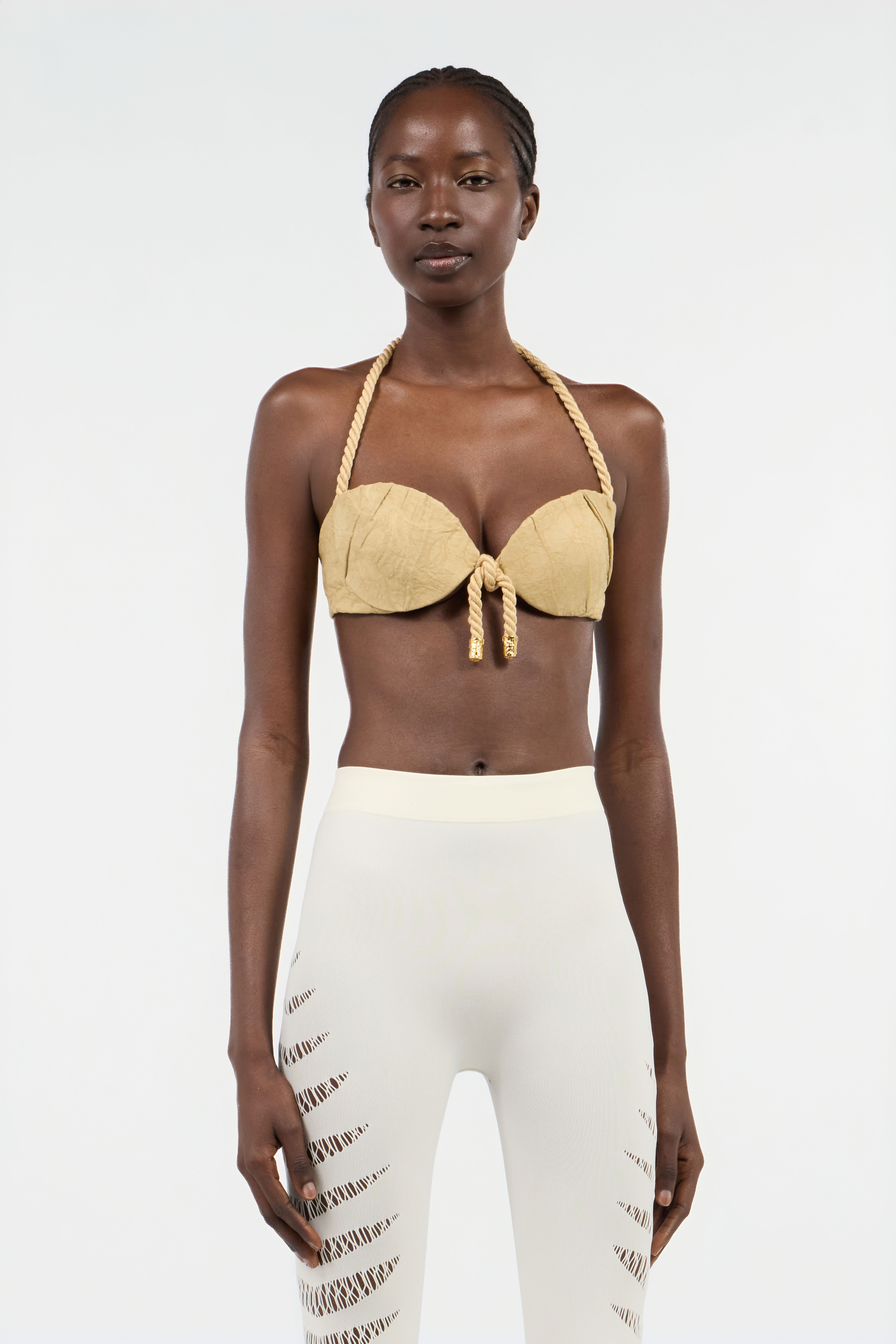 Sand Bralette Top with Rope Detail - 3