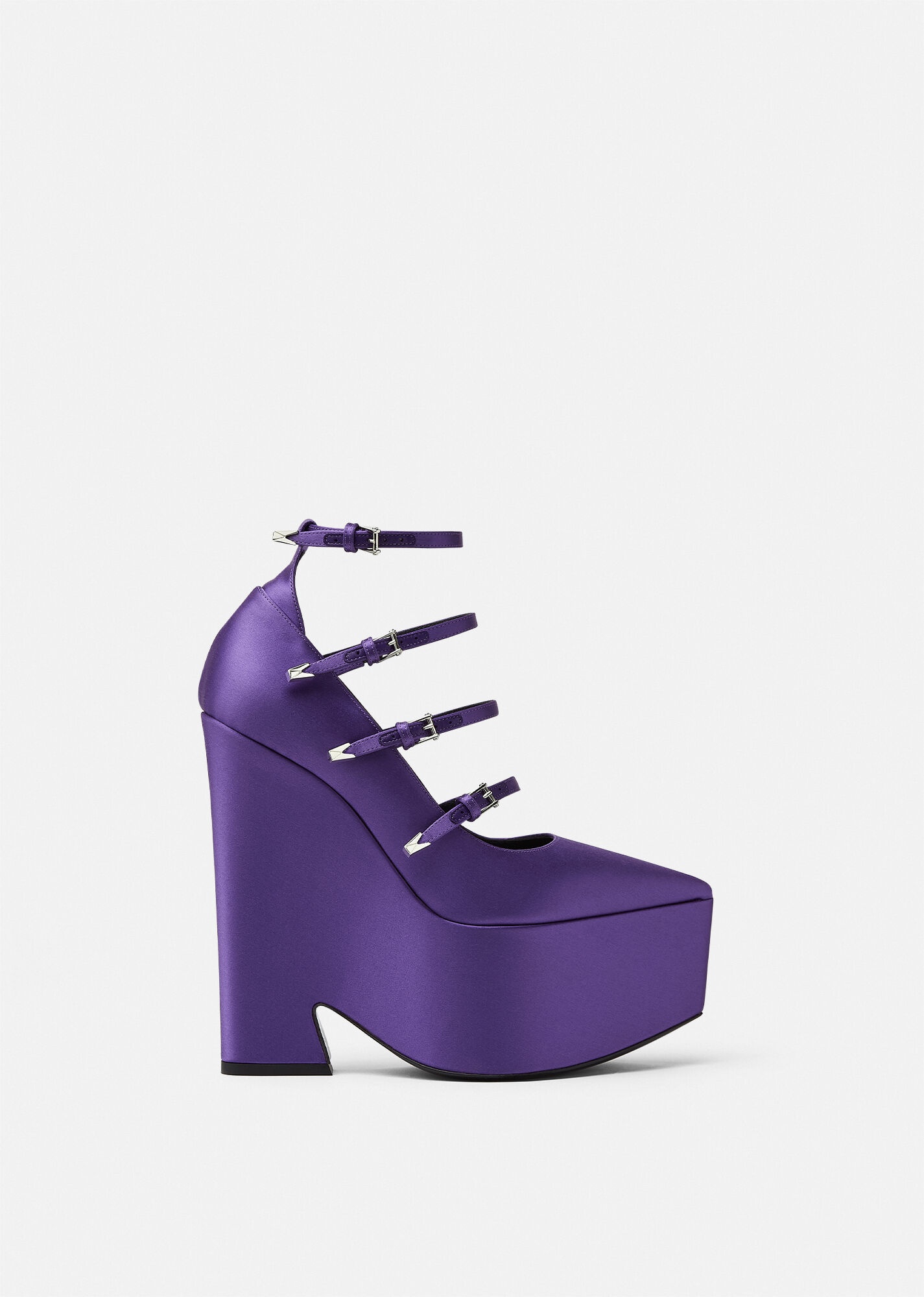 Tempest Satin Platform Pumps - 1