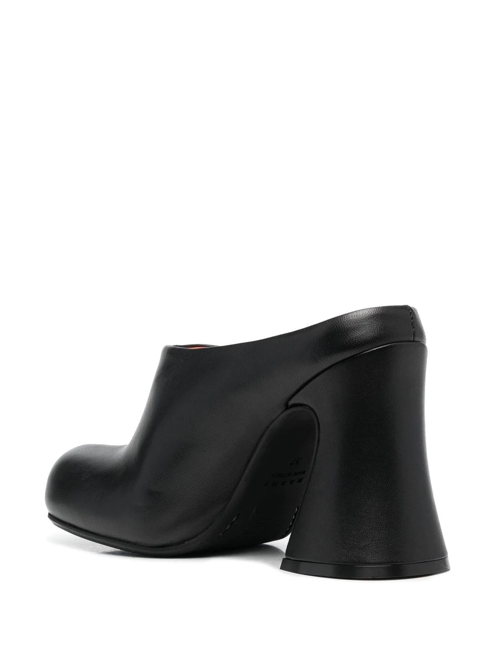 block-heel leather mules - 3