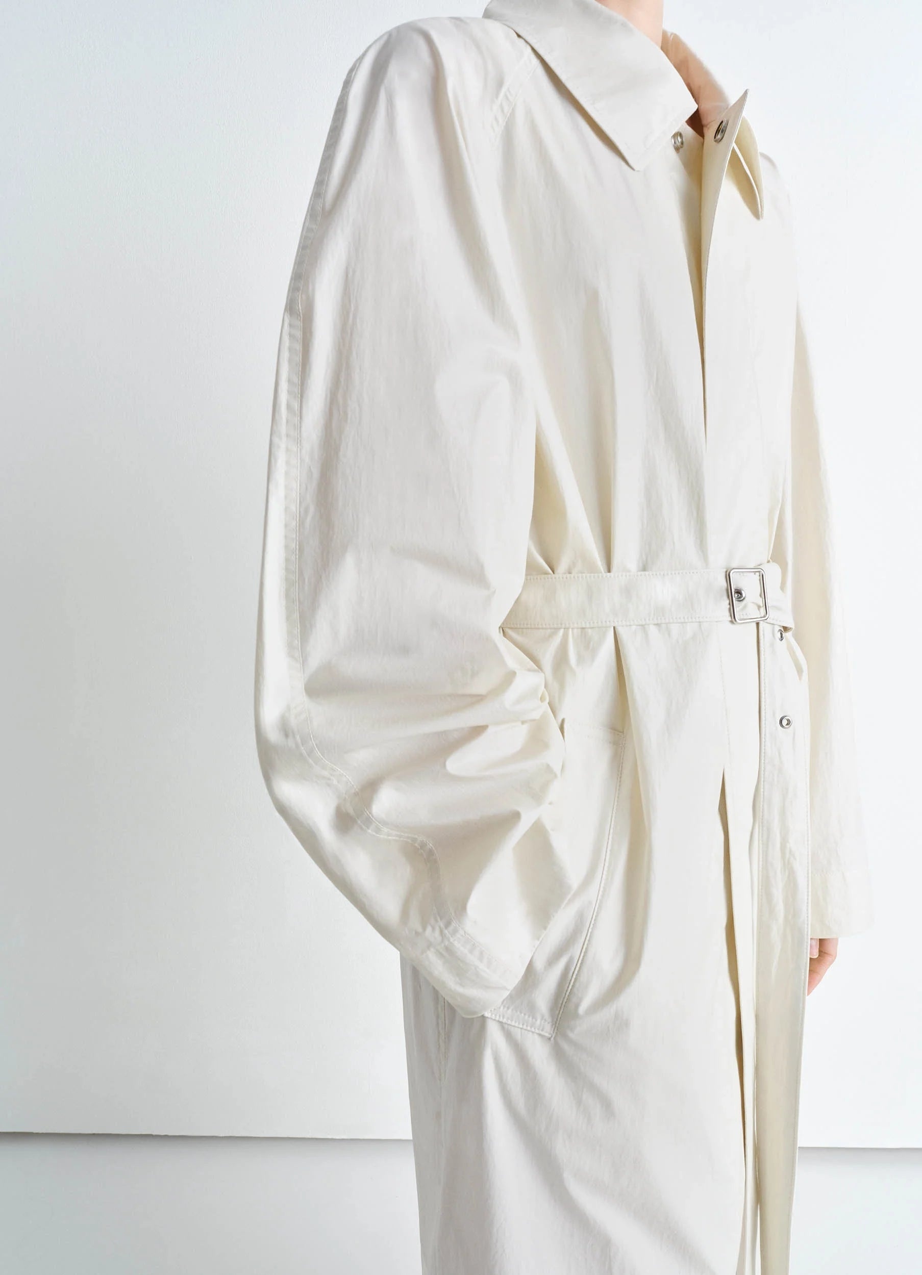 LIGHT BELTED COAT - 4