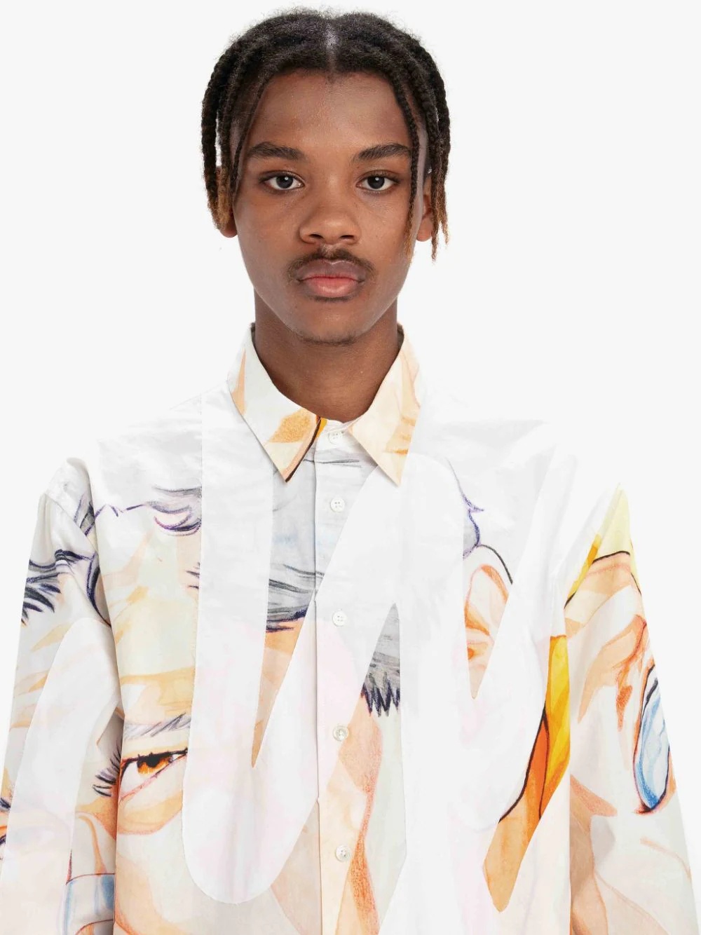 PRINTED JWA LOGO APPLIQUE SHIRT - 5