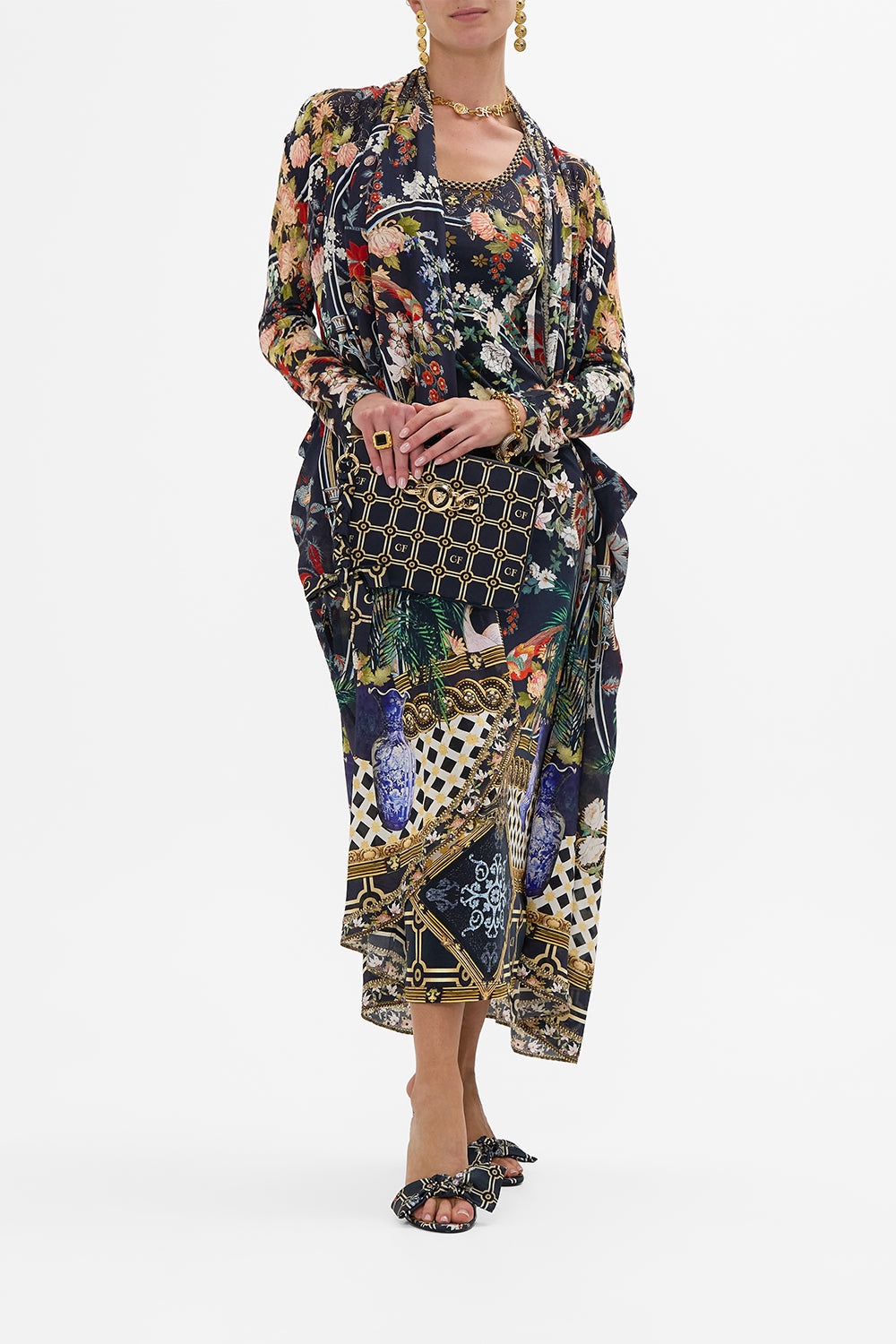 LONG CASUAL JACKET WITH POCKETS - 7