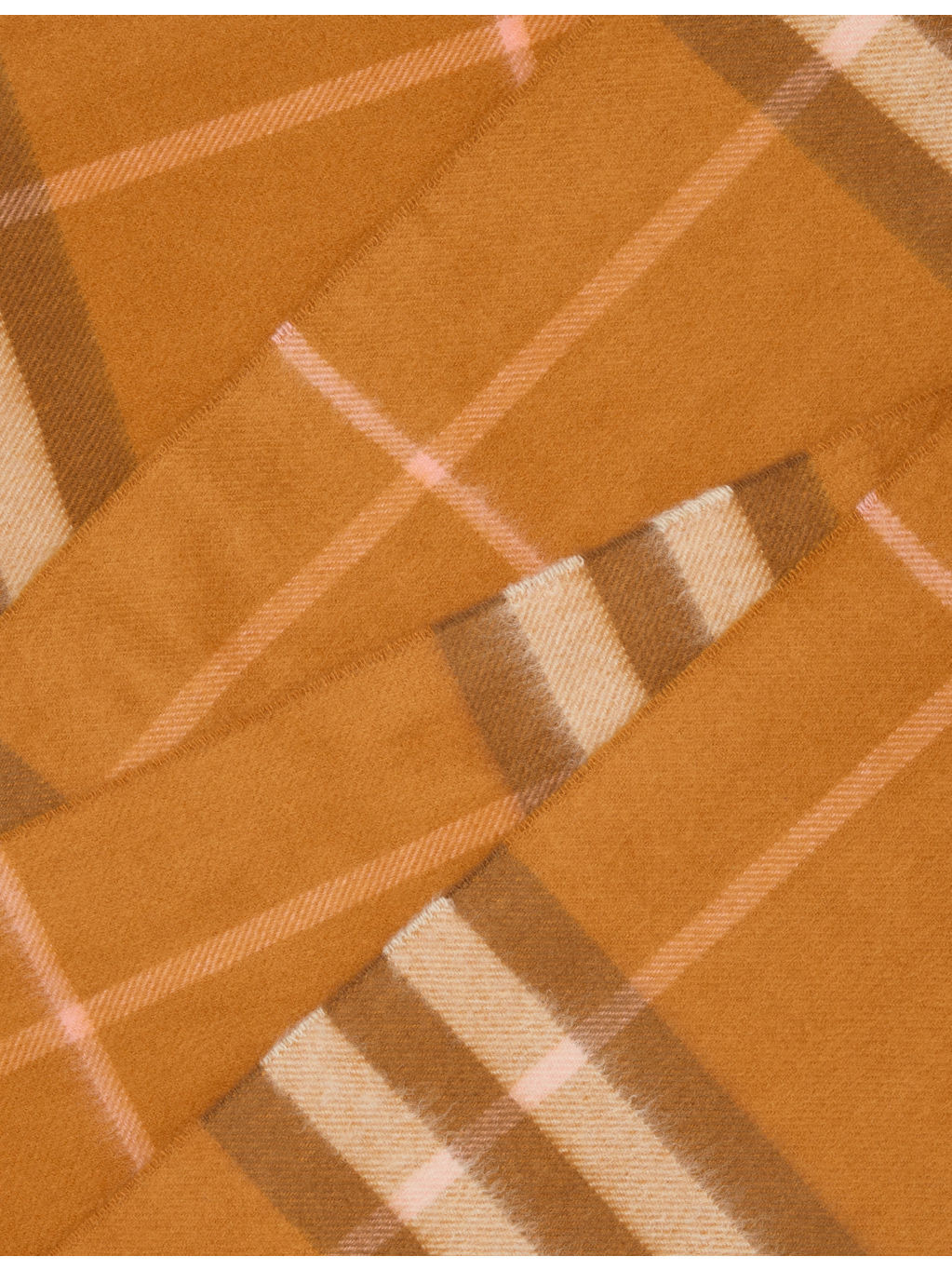 Check-Print Cashmere Scarf - 3