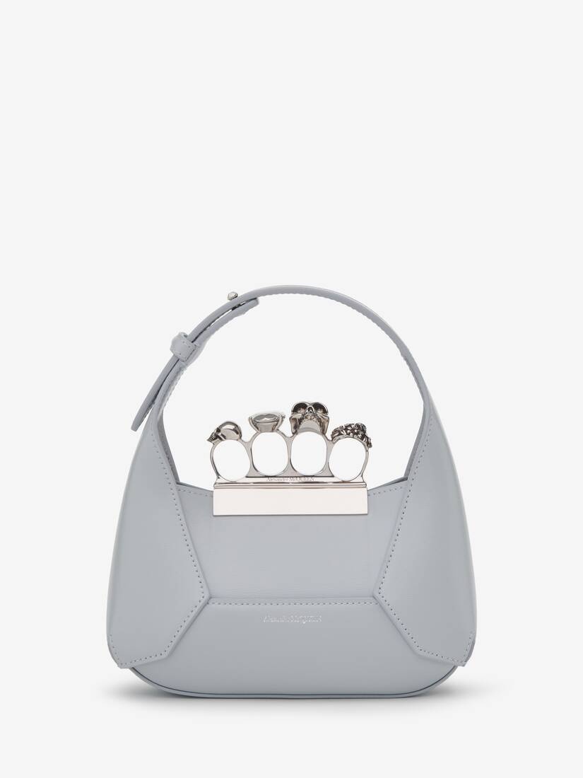 Women's The Jewelled Hobo Mini Bag in Dust - 1