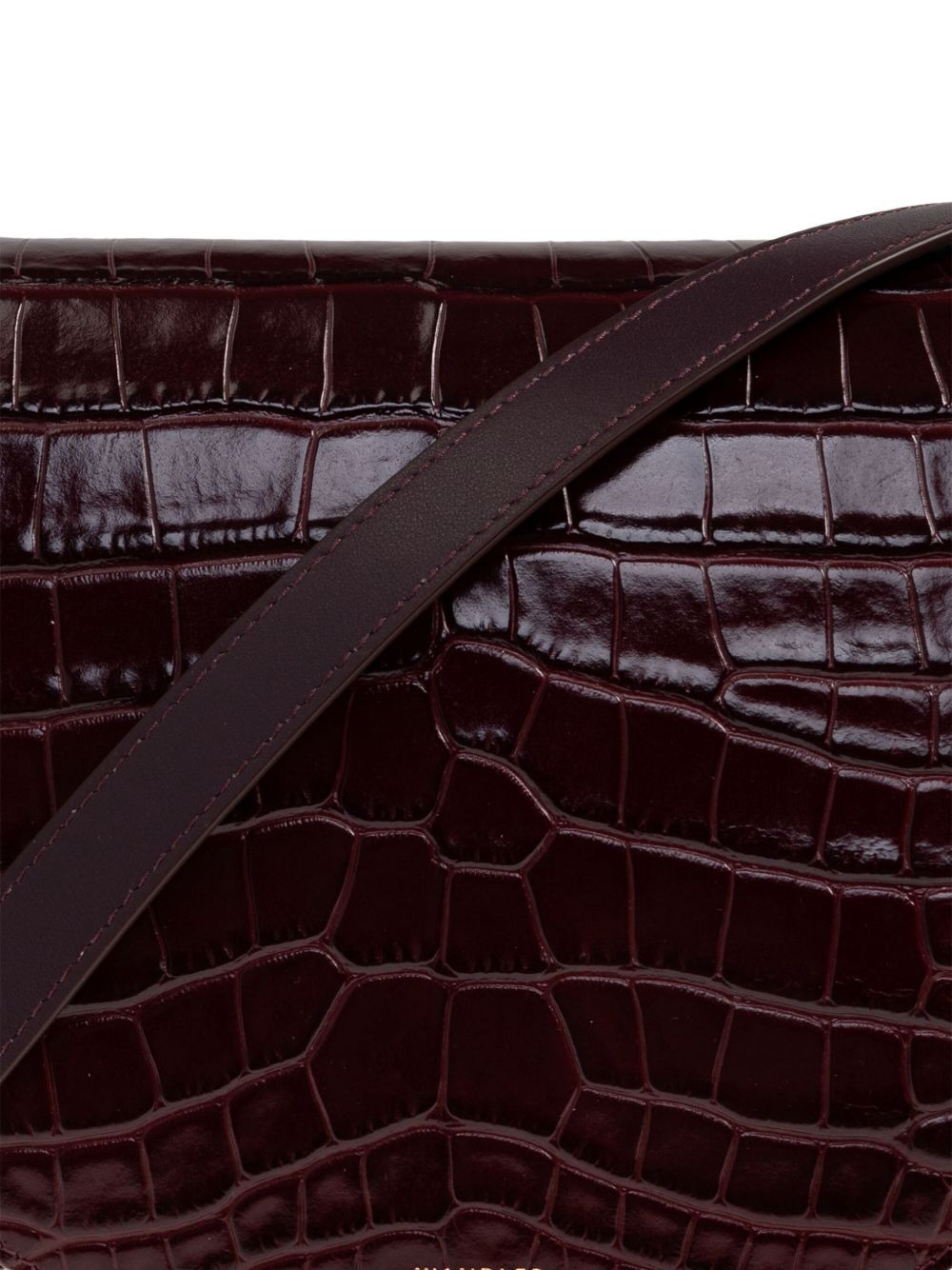 Kate crocodile-embossed shoulder bag - 5