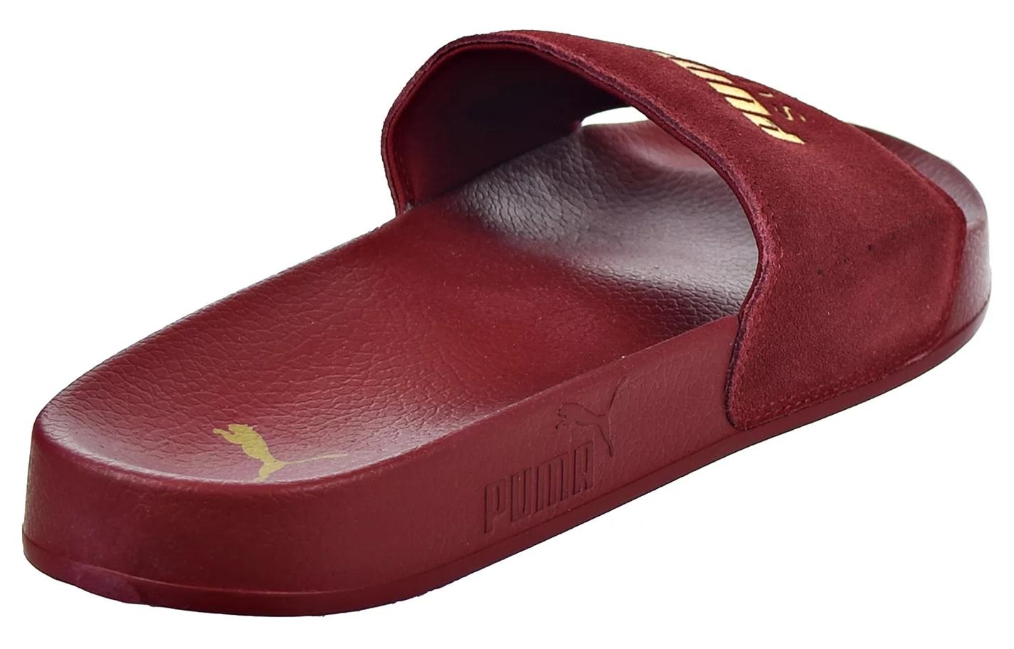 PUMA Leadcat 2.0 Suede Slides 'Red Gold' 398678-04 - 3
