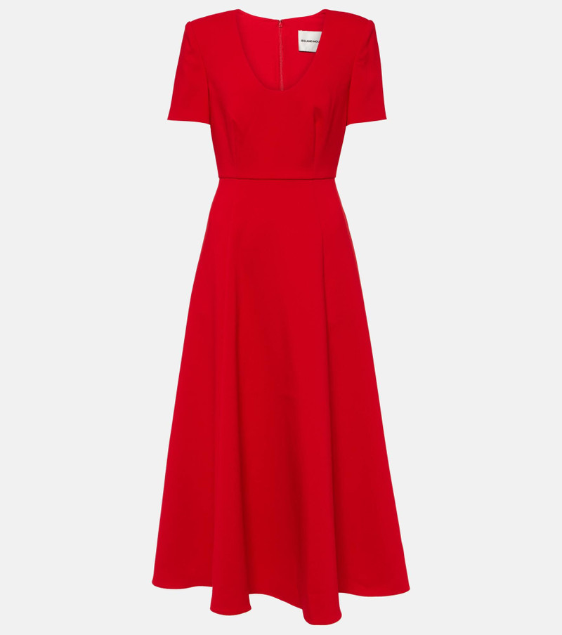 Crêpe midi dress 1