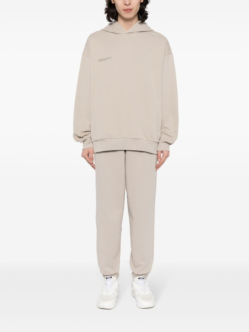 PANGAIA logo-print organic-cotton hoodie outlook