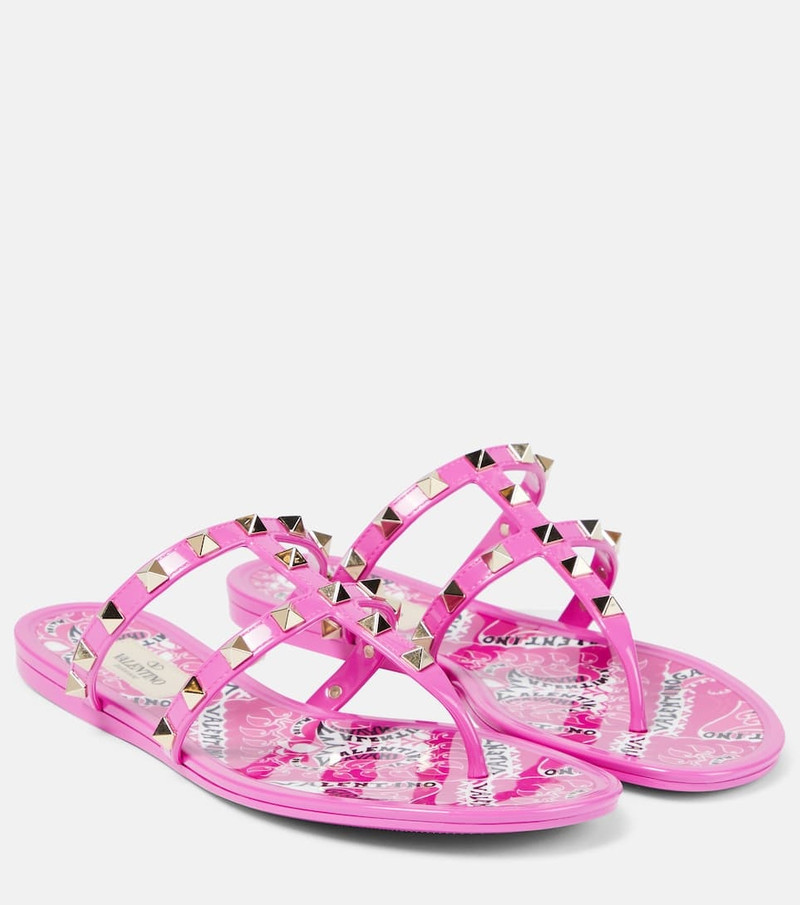 Rockstud flat thong sandals 1