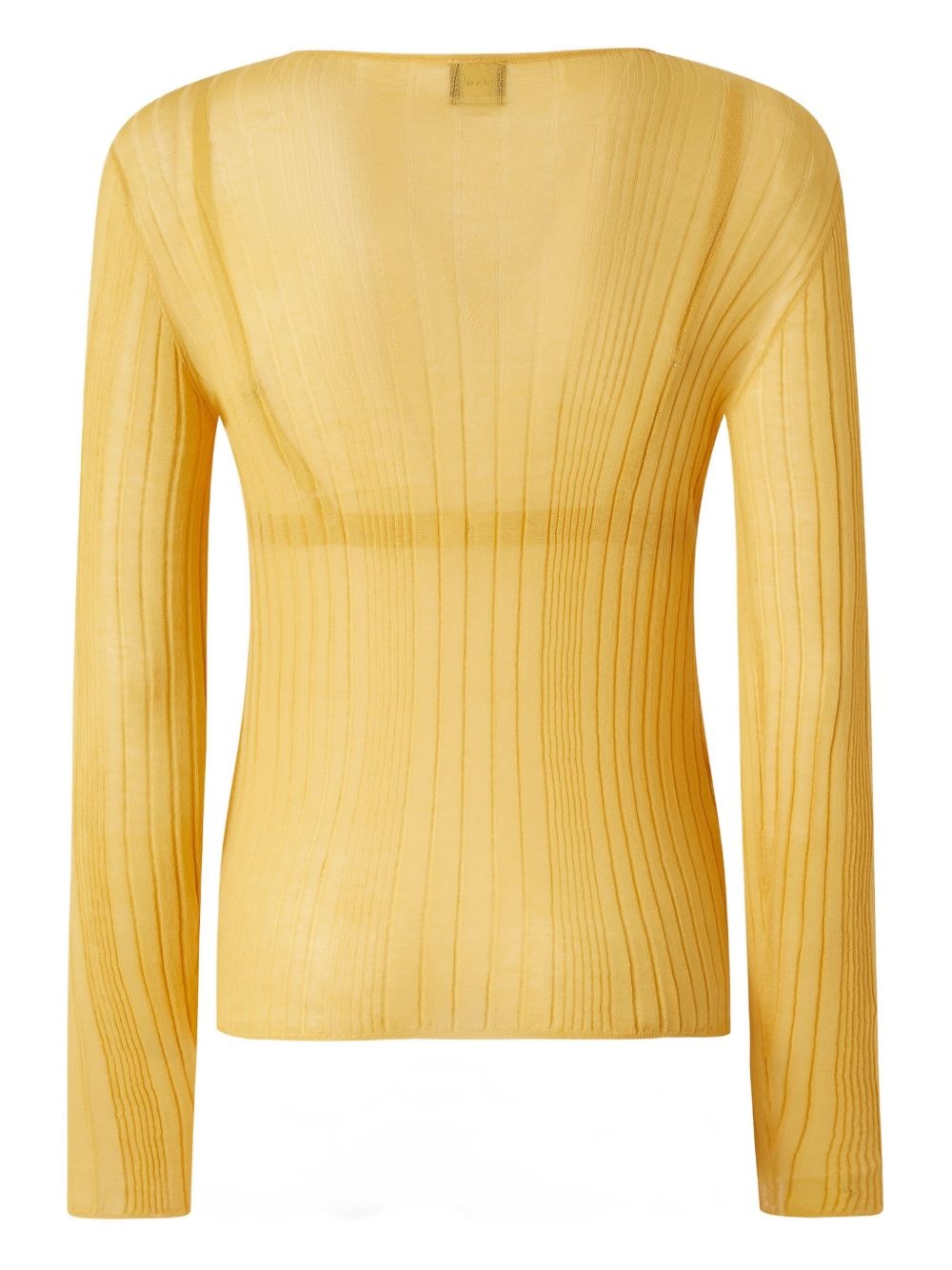 sheer ribbed top - 2