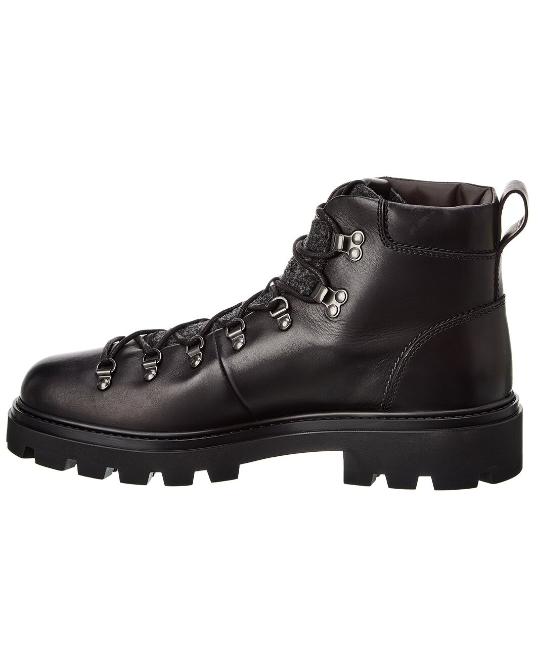 TOD’s Leather & Flannel Boot - 2