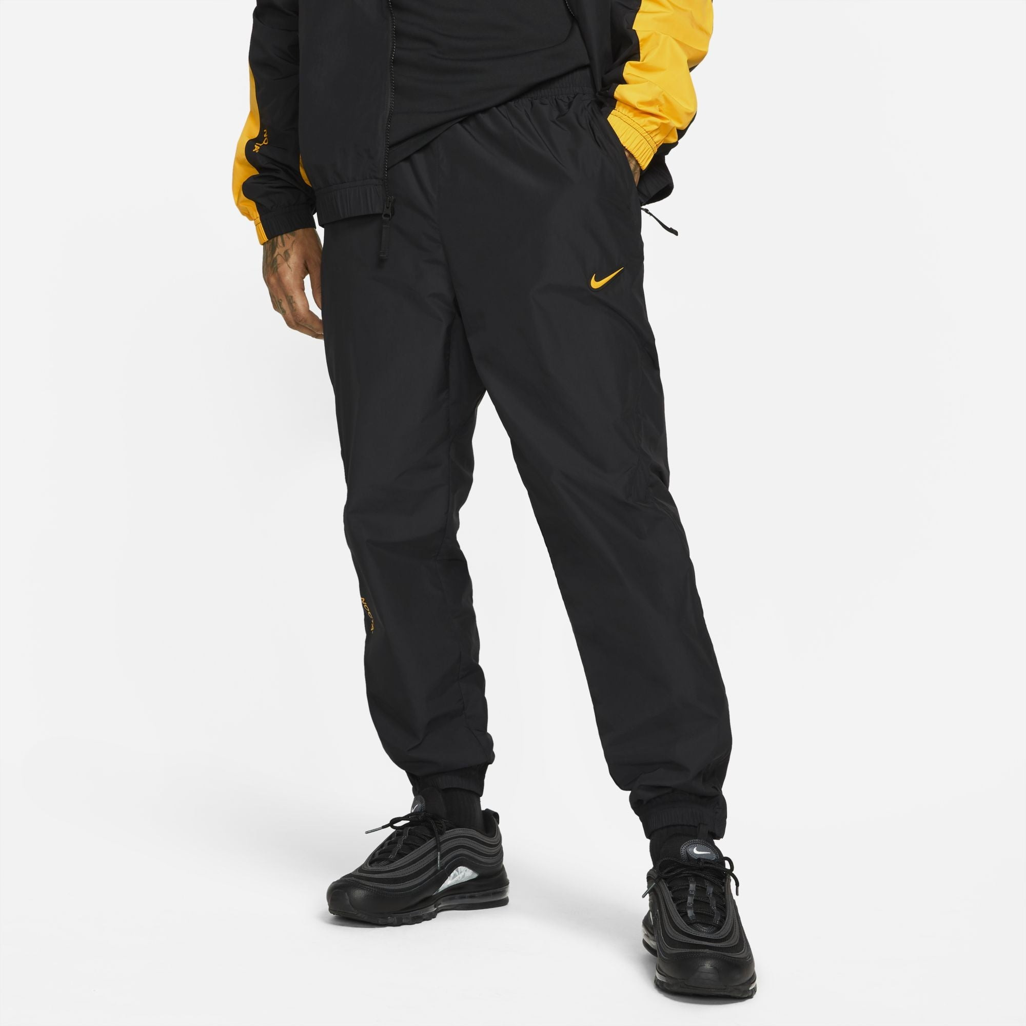 Nike x Drake Crossover NOCTA Series Zipper Pocket Bundle Feet Sports Pants Asia Edition Black DB2817 - 3
