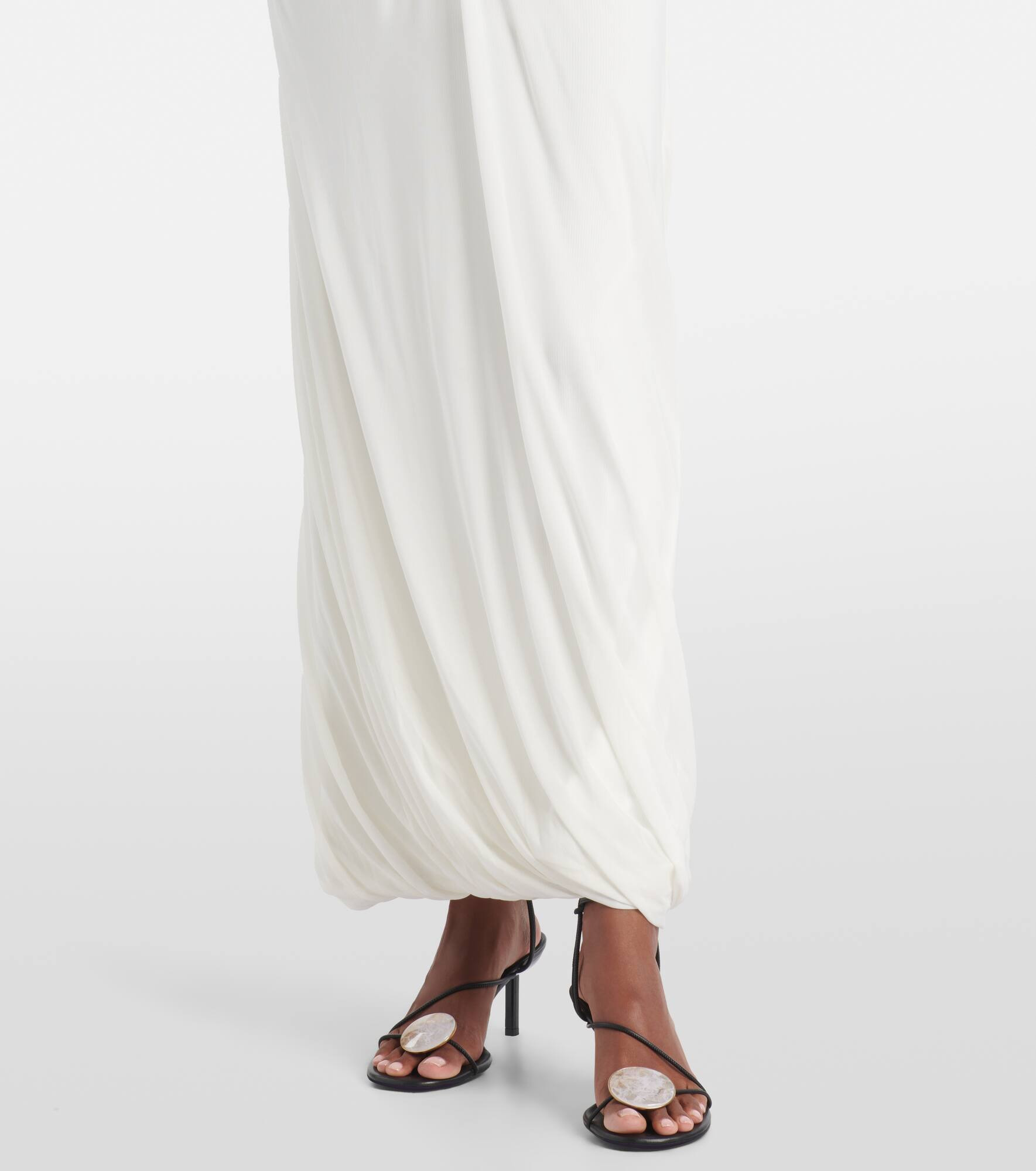 Paisley Disconnect cutout jersey maxi dress - 5