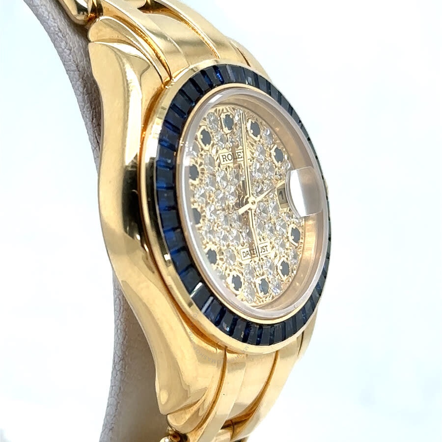 Pre-owned Rolex Pearlmaster Automatic Diamond Ladies Watch 69308 - 3