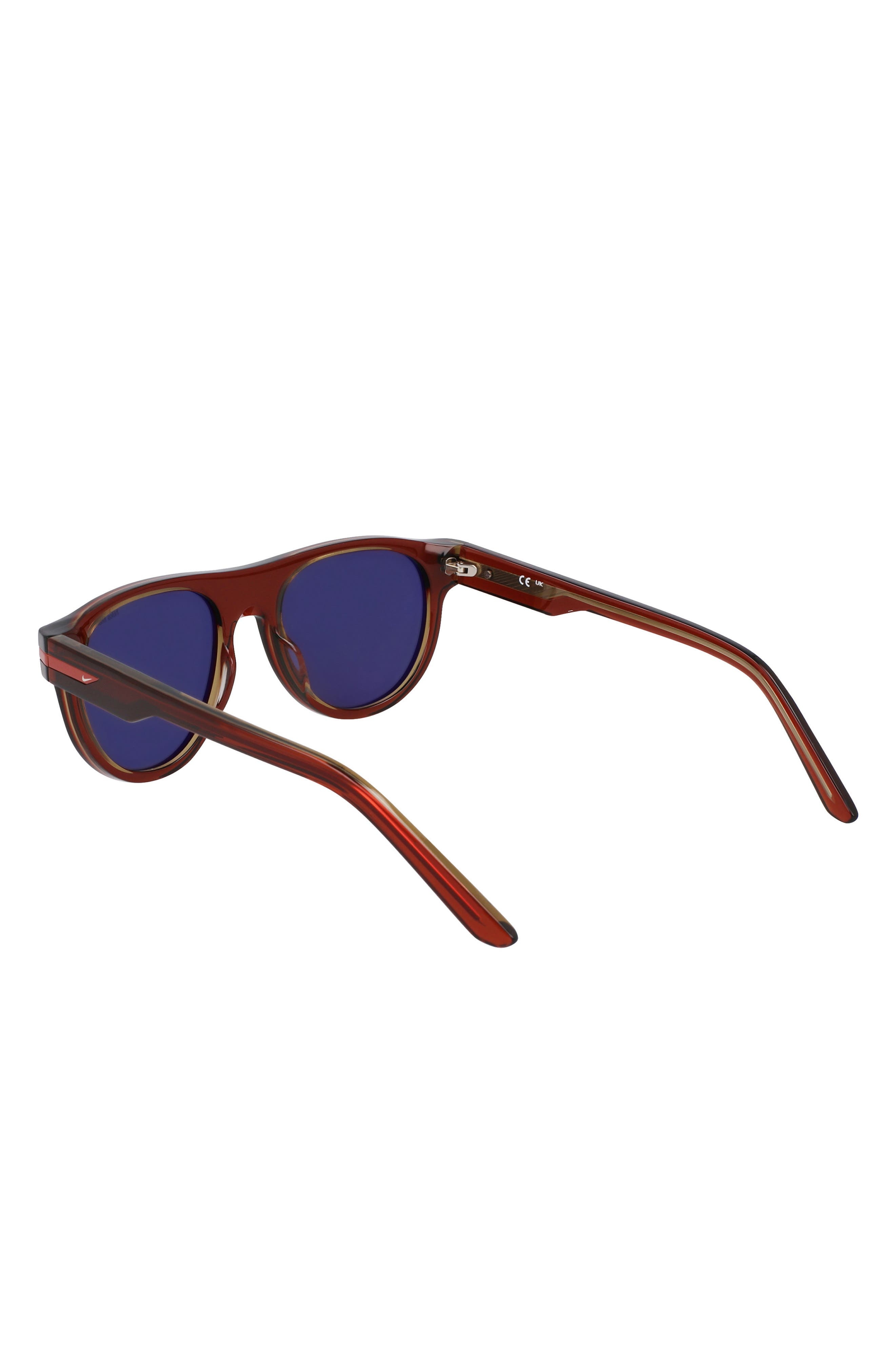 Nike Crescent III 54mm Round Sunglasses in Cedar /Grey at Nordstrom - 7