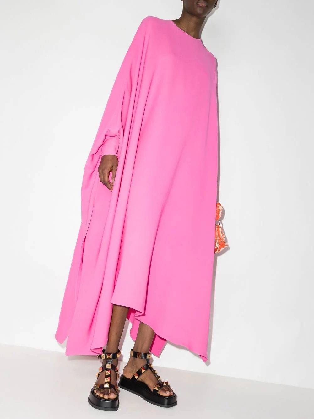 cape-style shift dress - 2