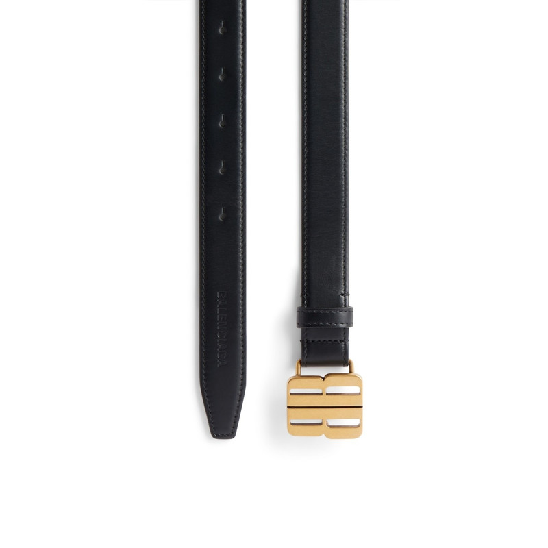 BALENCIAGA Women's Nano Belt  in Black outlook