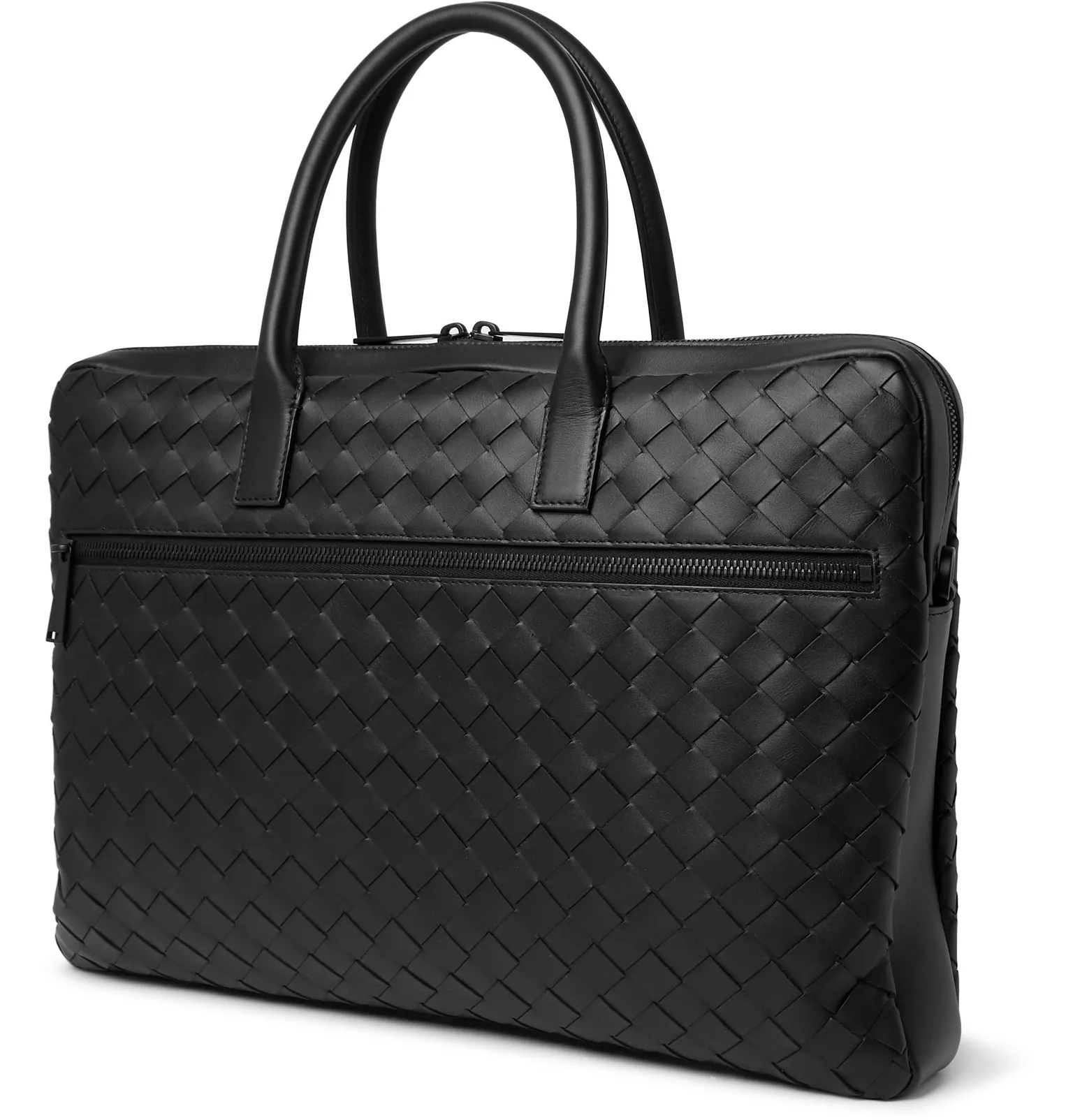 Intrecciato Leather Briefcase - 4