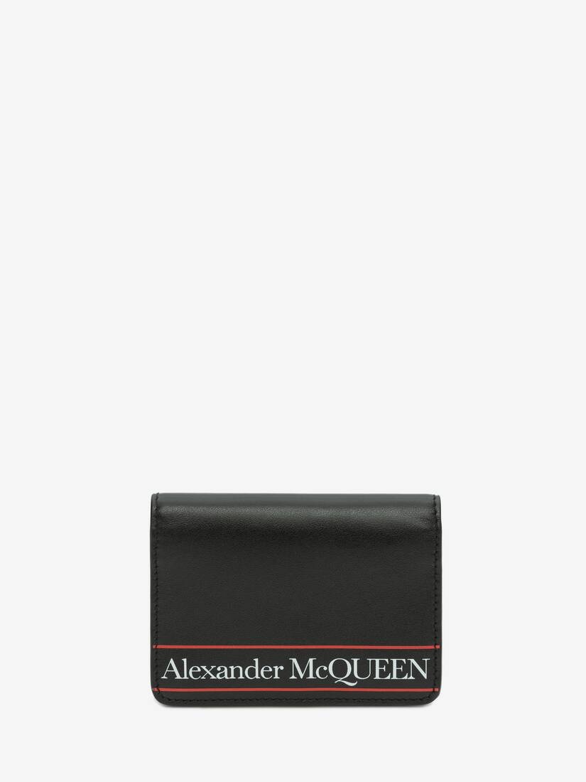 Alexander Mcqueen Business Cardholder in Black/red - 1