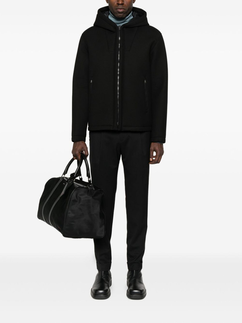 Herno hooded zip-front jacket outlook