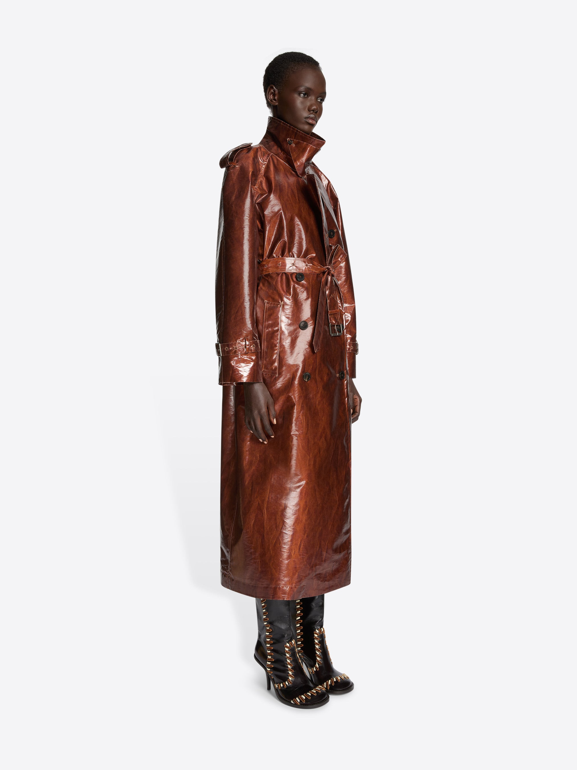 WATER REPELLENT TRENCH COAT - 3